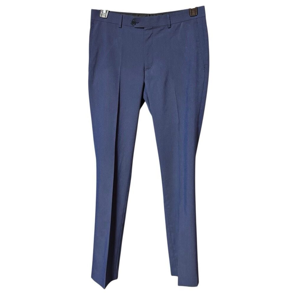 Apt. 9 Premier Fit Extra-Slim Fit Blue Dress Suit Pants Men’s 30/32